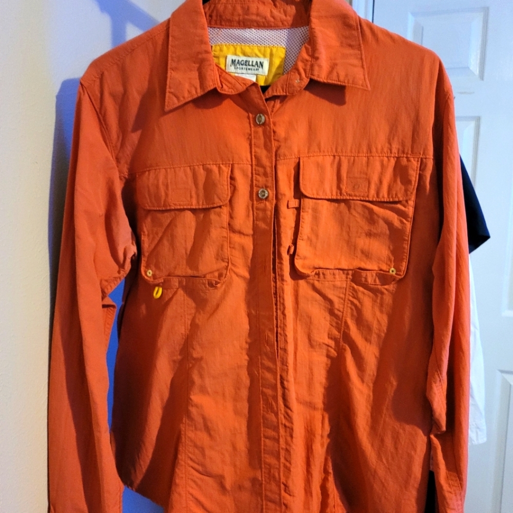 Magellan outdoor blouse,  Large,  orange